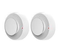 ZWE Home Safety Detector, Compact Alert Device for House, 2 Pcs | Battery Operated Alarm with 85dB Alert, Test & Silence Button