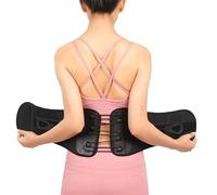 ZWEBY Back support belt,Lower back pain,Sciatica relief,Gym belt,air physio band aid,waist support&compression for men & women,adjustable lumbar braces.pull tight belt(L(waist:86-97cm))