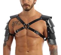 ZWEBY Body Chest Harness Punk Men's Punk Gothic Lingerie Body Strap Shoulder Fancy Club for Men