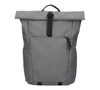 zwei Jona JOR350 Unisex Backpack - Laptop Backpack 15 Inch with Roll Top, Side Access, Volume Expansion, Padded Back & Straps - Water-Repellent & Robust for Everyday Use, University & Travel, stone