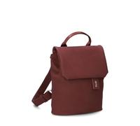 Zwei Mademoiselle.M MR45 Small Women's Backpack 2 Litre Classic Elegant Daypack with Magnetic Closure Flap, Zip Pocket on Back and Key Ring, Rubin, One size