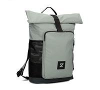 zwei BONNY BOR180 Women's Rolltop Backpack 15-19 Litre Lightweight Nylon Daypack Water Resistant Multiple Compartments Bottle Compartment Lanyard Padded Straps, Eucalyptus, L, Casual