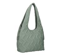 zwei Cleo CL100 Women's Shopper Handbag 9 Litres, Lightweight Nylon Tote Bag in Casual Style, Padded Puffer Bag with Zip and Inner Compartments, Made from Recycled Nylon, Eucalyptus-new, One Size