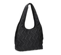zwei Cleo CL100 Women's Shopper Handbag 9 Litres, Lightweight Nylon Tote Bag in Casual Style, Padded Puffer Bag with Zip and Inner Compartments, Made from Recycled Nylon, Black-new, One Size