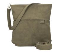 zwei cross body bag Mademoiselle.M M12 Nubuk - Mud taupe