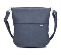zwei cross body bag Mademoiselle.M M90 S Nubuk-Blue