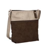 zwei cross body bag shoulder bag Jana J100 Nubuk - Espresso dark brown