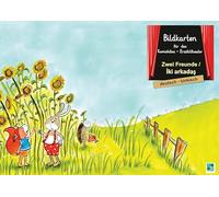 Zwei Freunde: Bildkarten für das Kamishibai-Theater DINA 3 in deutsch/türkisch