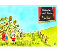 Zwei Freunde: Bildkarten für das Kamishibai-Theater DINA 3 in deutsch/ungarisch