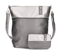 Zwei Jana Shoulder Bag 33 cm silver colored