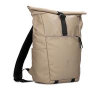 zwei Jona JOR350 Unisex Backpack - Laptop Backpack 15 Inch with Roll Top, Side Access, Volume Expansion, Padded Back & Straps - Water-Repellent & Robust for Everyday Use, University & Travel, mocha