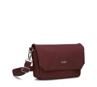 Zwei Mademoiselle.M M40 Women's Handbag Small Shoulder Bag 1 Litre Crossbody Bag with Magnetic Flap and Zip Classic Elegant Evening Bag in Trapezoidal Shape, Rubin, S