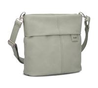 Zwei Mademoiselle.M M8 Women's Crossbody Bag 3 L Faux Leather Shoulder Bag with Secret Compartment & Main Compartment with Zip Includes Short & Long Removable Shoulder Strap, Sage, S
