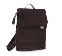 zwei Mademoiselle.M MR13 Women's City Backpack 7 Litres Padded Laptop Compartment Magnetic Closure Flap Main Compartment with Zip Back Padding Classic Elegant, Corduroy espresso, Unit size, Classic