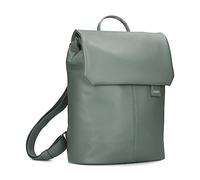 Zwei Mademoiselle.M MR13 Women's City Backpack 7 Litres Padded Laptop Compartment Magnetic Closure Flap Main Compartment with Zip Back Padding Classic Elegant, mint, One size