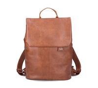 Zwei MADEMOISELLE.M Rucksack MR13 cognac, UNISEX ADULTS Backpack, cognac, TALLA ÚNICA -