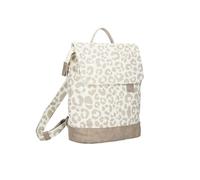 Zwei Olli OR13 Women's Backpack 7 Litres Robust Durable Water Resistant Back Padding Main Compartment with Zip Secret Compartment Mobile Phone Pocket Slip Pockets Laptop Compartment Padded, Leo-cotton