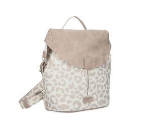 zwei Olli OR8 Women's City Backpack Small Backpack 5 Litre Leather Look Vintage Style Robust Durable Water Resistant Main Compartment with Zip, leo, Einheitsgröße, Retro