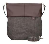 zwei shoulder bag cross body bag Olli OT12 Espresso dark brown