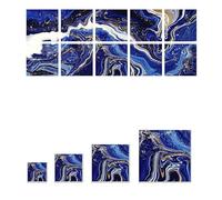 Zweig Self Adhesive Wall Tiles Dark Blue Marble Waterproof Splashbacks Transfers Cover, for Tile Kitchen Bathroom, Stick On Wall, Tile Stickers Decals,Home Decor DIY Living Room 15X15Cm, 20240123