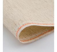 Zweigart 16 Count Aida Cross Stitch Fabric - Rustic (3321), 39.4" x 59", Narrow 100% Cotton Strip for Embroidery Borders & Projects