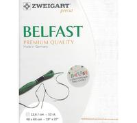 Zweigart 32 Count Belfast Linen Antique White 50x70cm (19.5x27.5 inches)- Fat Qtr