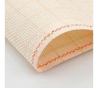 Zweigart Aida Cloth 18 Count - Beige Color with Helping Grid, 19.7" x 39.4", 100% Cotton Fabric for Cross Stitch & Embroidery Projects