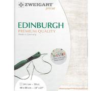 Zweigart Edinburgh Precut 35 ct. 3217 Colour 1079 Vintage Dune, Handmade Fabric Made of 100% Linen for Embroidery 48 x 68 cm