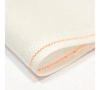 Zweigart Lugana 25 Count Cross Stitch Fabric - Natural White (101) - 20" x 55" - Evenweave Needlework Cloth for Hand Embroidery & Crafts