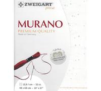 Zweigart Murano Precut 3984 Colour 1299 Splash White/Blue Craft Fabric for Embroidery 48 x 68 cm