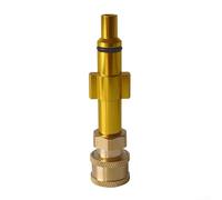 ZWEquipint 1/4 Inch Brass High Pressure Washer Snow Foam Lance Adapter Connector Compatible With For LAVOR And Car Washers Yellow
