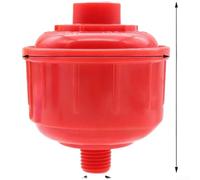 ZWEquipint 1/4 Inch Thread Air Spray Filter Moisture Trap For HVLP Pneumatic High Flow Low Pressure Drop Multi Stage Filtration Compact Plastic Fits Spray Devices(A)