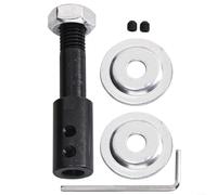 ZWEquipint 1 Set Spindle Adapter Set For Grinding Polishing 5 16Mm For Electric Drill Conversion To Grinding Wheel Bench Grinder Polishing Tool(8MM)