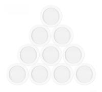 ZWEquipint 10 Pcs Kazoo Membrane Replacement Films, Transparent Flute Diaphragm Accessories for Musical Toys and Instruments, 20mm Diameter