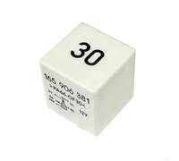 ZWEquipint 12V 40A 5-Pin Automotive Relay OEM 165906381 for Passat and for A6 Models Electrical Ignition Component White ABS Housing(5PCS)
