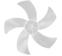 ZWEquipint 16 Inch Stand Fan Assembly Five Leaf Design With Protective Nut Cover,For Pedestal Desk Fan Cooling Appliance Parts(White)