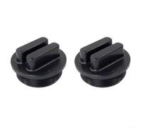 ZWEquipint 2-Pack 1-1/2 Inch Threaded Pool Drain With O-Ring, Winterizing Cap For Hayward SP1022C, for PENTAIR, for JANDY, In-Ground And Above-Ground Pools, Black(Black)