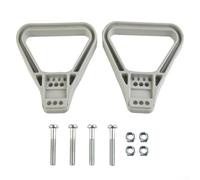ZWEquipint 2 Pack Forklift Battery Connector Handle,120A 175A Quick Disconnect Power Terminals,Battery Handle Puller Plastic Connector(120A-Gray)