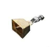 ZWEquipint 21 Pcs Fishing Bells with Adjustable Clips for All Rods - Stainless Steel Wind-Resistant Bite Alarms forMost Fishing Poles, for Night and Catfish Fishing(Gold)