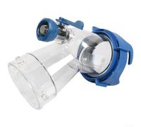 ZWEquipint 45 Degree RV Waste Pipe Elbow Connector With Leakproof Seal And For Clear Viewing Port For Black Water Tank Maintenance