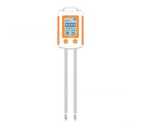 ZWEquipint 6-in-1 Soil Tester NPK Moisture Temperature Fertility Meter Dual Probe Rotatable LCD Backlit Display For Garden Farm Orchard Agriculture Plants Fields