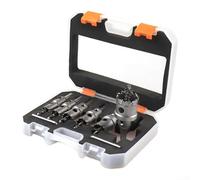ZWEquipint 8PCS TCT Carbide Tipped Core Drill Bit Set,16 35Mm Hole Saws Cutter For Stainless Steel Iron Plate Metal Processing,With Hexagonal Wrenches