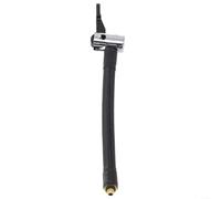 ZWEquipint Air Pump Extension Tube with 90-Degree Copper Adapter, 300PSI for Braided Hose Nozzle for Bicycle Motorcycle Car Tyre Inflation, for FRENCH Valve Compatible, 15cm Length