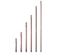 ZWEquipint Alloy Steel PH2 Double Head Screwdriver Bits, 1/4 Inch Hex Shank for Electric and Pneumatic Drivers, High Hardness Cross Bit Set with Multiple Length Options(10PCS 65mm)