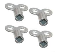ZWEquipint Aluminum Radiator Vent Wrench Square Head,5MM Air Release Key,for Central Heating System Maintenance,4 Pack