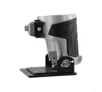 ZWEquipint Aluminum Trimmer Router Tilting Base Adjustable,for Electric Or Cordless Wood Hand Routers,Metal Black Protection Cover,Woodworking Tool