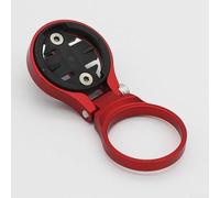 ZWEquipint Bike Stem GPS Computer Mount For Garmin Edge 200 500 510 520 800 810 820 1000,CNC Aluminum Alloy,28.6mm Diameter Stem(Red)