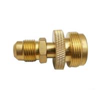 ZWEquipint Brass Propane Tank Adapter With 3/8-Inch Fitting, Converts for QCC1 Type 1 To Regulator Connection For Portable Grills, Stoves, Heaters, And Camping Gear
