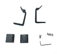 ZWEquipint Cable Support For Packout Toolbox, Aluminum Alloy Corner Cord Holder, No-Tangle Wire Organizer, Easy Clamp Installation, Black