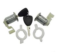 ZWEquipint Car Door Lock Cylinder With Keys For Renault Clio II Thalia Master, Plastic Replacement Part OEM 7701471311 7701472806